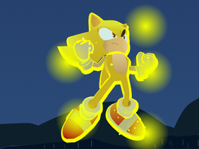My Super Sonic vs Adobe's AI's Vectorized Super Sonic