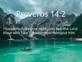 Proverbs 14:2