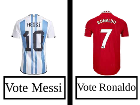 Messi or Ronaldo (Voting) #trending #soccer #worldcup