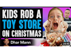 KIDS ROB A TOY STORE On CHRISTMAS Ft. Salish Matter | Dhar Mann