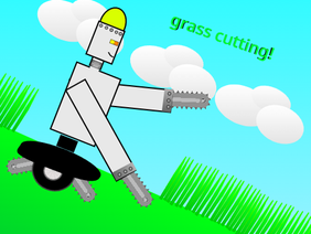 grass cutting! | #games #robot #trending #all