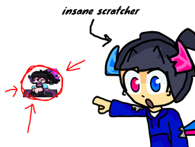 insane scratcher (insane streamer but bluue)