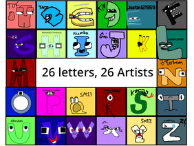 26 letters, 26 artists, (alphabet lore) (26/26)