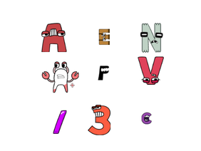 Alphabet Lore but organized into fonts [WIP] remix with more