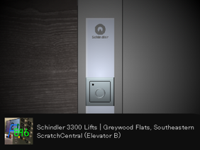 Schindler 3300 Lifts | Greywood Flats, Southeastern ScratchCentral (Elevator B)