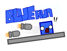 BLUE RUN ! #trending #Games #art #all #popular #games