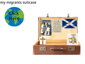 Zahra's migrants suitcase