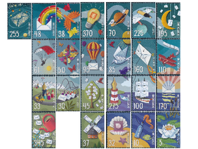 Briefmarken-Collage