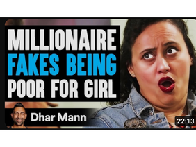 MILLIONAIRE FAKES Being POOR GIRL, He Lives To Regret It | Dhar Mann