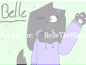 Fan art for @BelleTheBlackLab