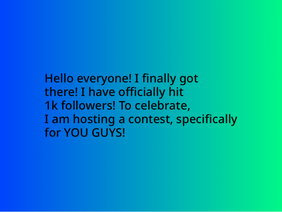 1.5k anything contest! Win 500+ followers! #games #win