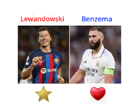 Lewandowski vs Benzema