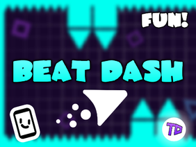 Geometric Beat Dash (mobile-friendly) || Neon || #games #art #trending #music #stories #tutorials