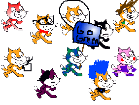 Rejected designs for scratch cats