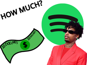 How much money does 21 Savage make from Spotify?