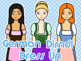 German Dirndl Dress Up Game