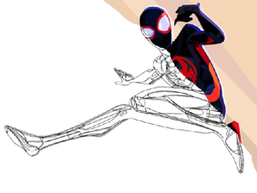 Spiderman Miles Morales Speed Art