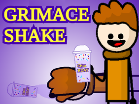 Trying the Grimace Shake