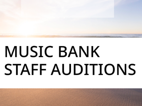 (Music Bank) STAFF AUDITIONS