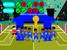 Animation Penalty Shootout: Chelsea VS Man City #trending #all #animation 