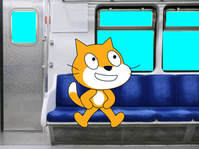 Chilling on the subway. (With Scratchy)