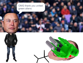 Elon Musk vs Jeff Bezos fight #elonmusk #jeffbezos #unitedgreenaliens