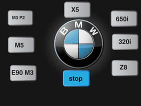 BMW car soundboard