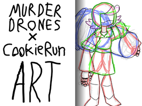 MurderDrones x CookieRun ART The Mischievous Murderous Trio #art #all