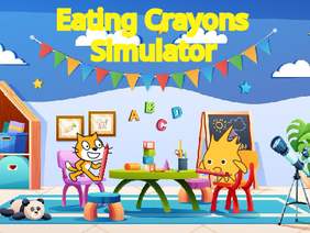 Eating Crayons Simulator #games #all 