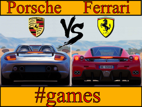 Ferrari vs Porsche #game #trending