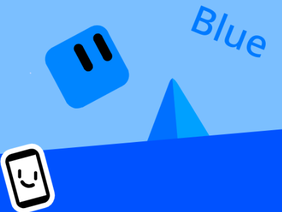 Blue | A scrolling platformer | #all #games #trending #art