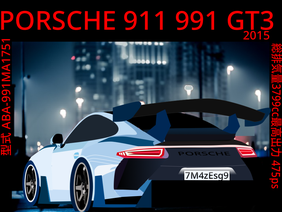 PORSCHE 911（991）GT3 ´15