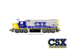 CSX YN2 EMD Locomotive Sprites