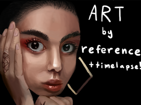 Art by Reference!! (digital portrait painting timelapse!)