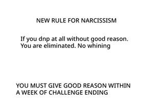 Narcissism new rule