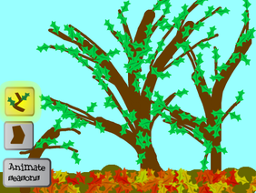 Animated seasons of trees