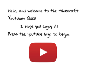 Minecraft Youtuber Quiz!